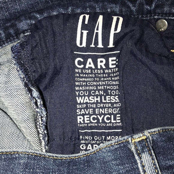 Women’s UPCYCLED HAND CRAFTED GAP Blue Jeans with Butterfly Designs Sz 29/8L - Picture 16 of 16